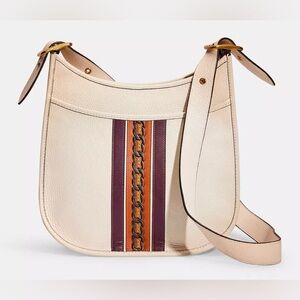 Coach Emery Crossbody w/Varsity Stripe/Chalk Multi